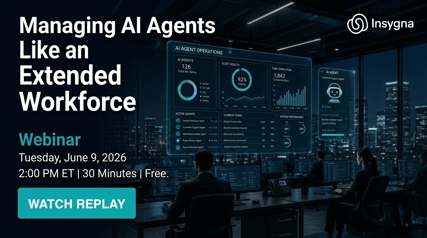 Webinar: Managing AI Agents Like an Extended Workforce